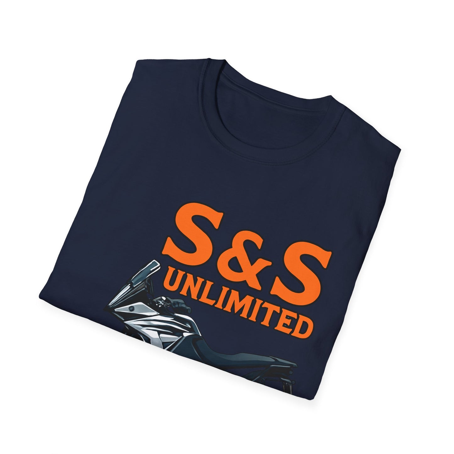 Adventure Bike Unisex Softstyle T-Shirt - Ktm 1090 On Road Off Road Adventures