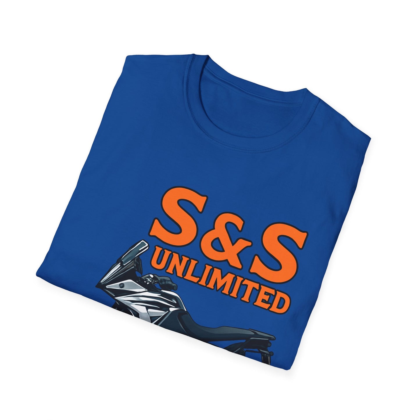 Adventure Bike Unisex Softstyle T-Shirt - Ktm 1090 On Road Off Road Adventures